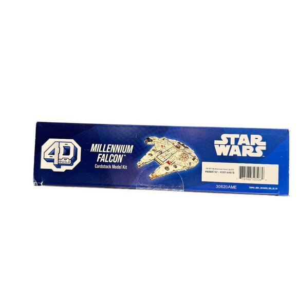 Star Wars 4D Build Millennium Falcon Cardstock Model Kit 223 Pcs Spinmaster - Picture 2 of 5